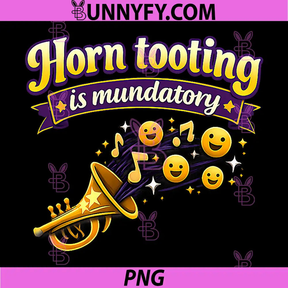 Horn Tooting is Mandatory PNG, Vintage Pride Badge PNG