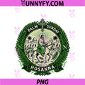 Hosanna Jesus Riding Donkey PNG, Christian Faith Apparel PNG