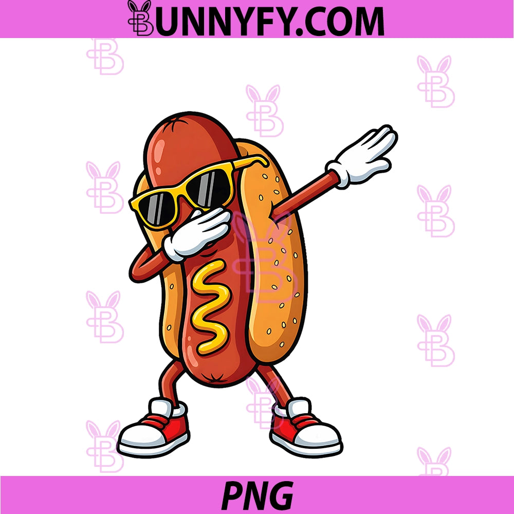 Hotdog Dabbing PNG, Hot Dog PNG