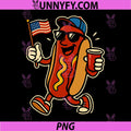 Hotdog Sunglasses American Flag PNG, USA Funny 4th of July Fourth PNG