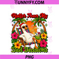 Hotter Than My Bad Decisions PNG, Funny Meme Goose Summer Beach PNG