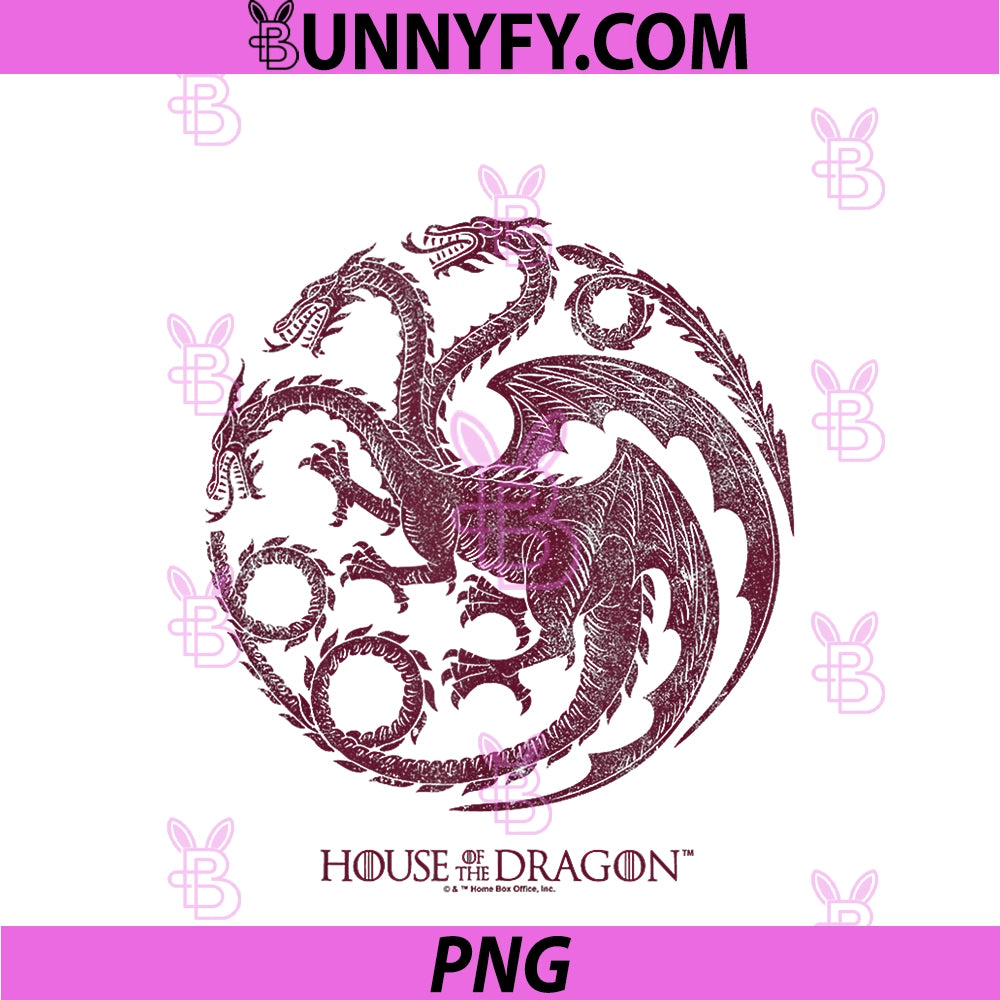 House Of The Dragon PNG, Targaryen Dragon Sigil PNG