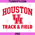 Houston Cougars PNG, Apparel Neutral Arch Over Track & Field PNG