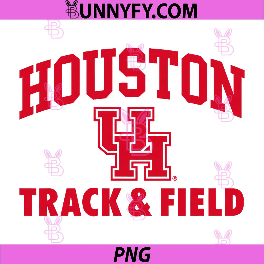 Houston Cougars PNG, Apparel Neutral Arch Over Track & Field PNG