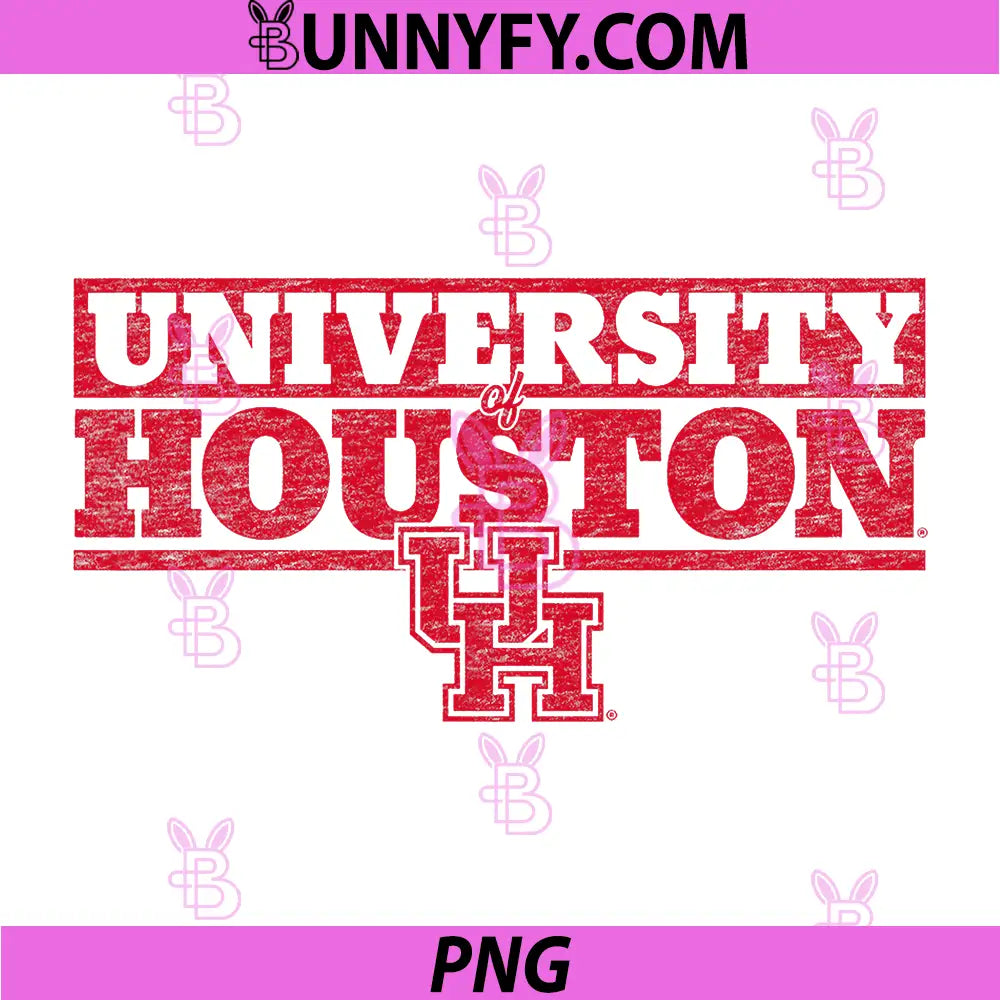 Houston Cougars Apparel PNG, University of Houston Block Neutral PNG