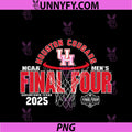 Houston Cougars Final Four 2025 PNG, Men's Basketball Hoop Black PNG