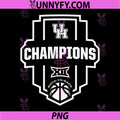 Houston Cougars Men's PNG, Basketball Big 12 Champs 2025 Regular PNG