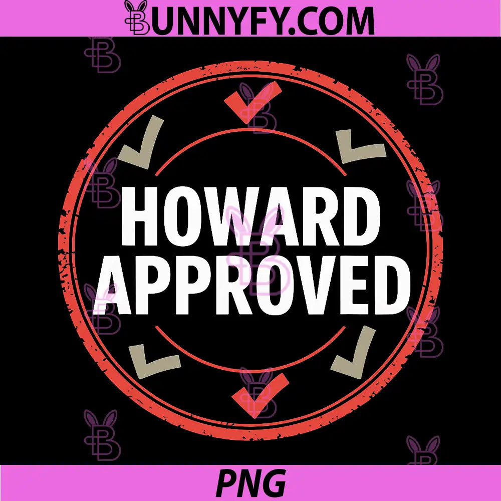 Howard Approved PNG, Apparel for Howard PNG