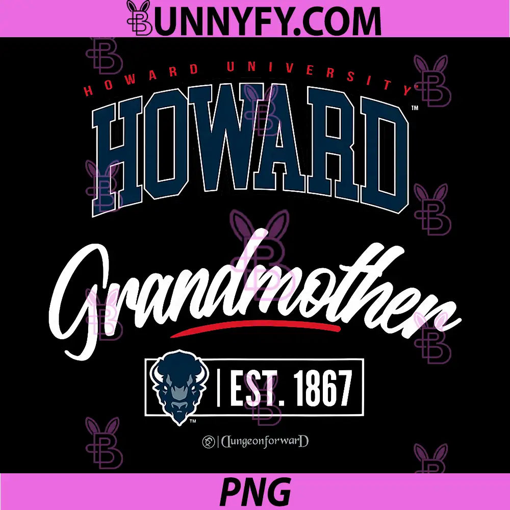 Howard University PNG, HU HBCU Grandmother PNG