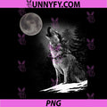 Howling Wolf Moon PNG, Wolf Howling at Moon Night PNG