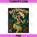 Hula Halloween PNG, Zombie Luau Tiki Tropical Party PNG