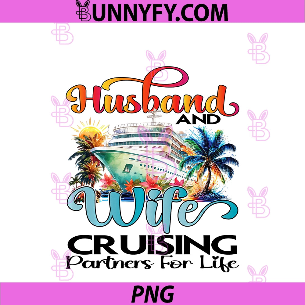 Husband and Wife Cruise 2026 PNG, Vacation Couple Cruise Cruising PNG