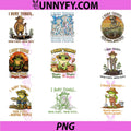 I Bury Things Maybe Plants Maybe People PNG Bundle, Funny Gardening Frog PNG