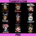 I Just Really Like Ramen Ok PNG Bundle, Ramen Axolotl PNG