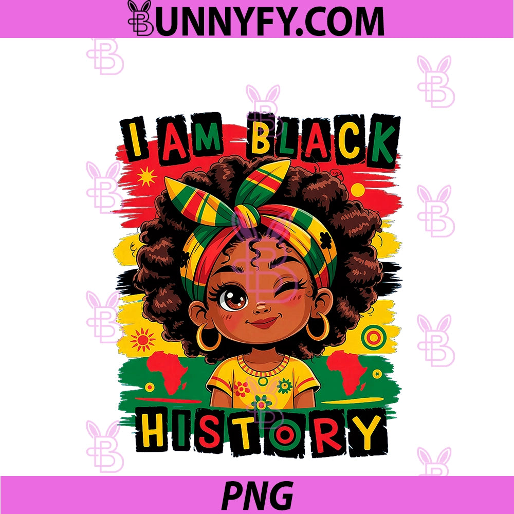 I Am Black PNG, History Month PNG