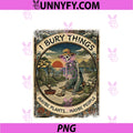 I Bury Things Maybe Plants PNG, Skeleton Garden Ukiyo-e Art PNG