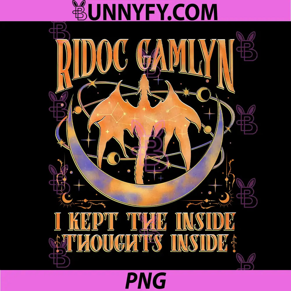 Ridoc Gamlyn Inside Thoughts Quote PNG, Dragon Moon Fantasy Art PNG