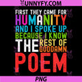 I Know The Rest of The Poem PNG, Humanity Awareness Graphic PNG