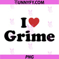 I Love Grime PNG, Funny PNG