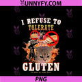 I Refuse To Tolerate Gluten PNG, Funny Cat Meme PNG