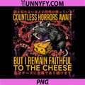 I Remain Faithful to The Cheese PNG, Vintage Japanese Rat Lover PNG
