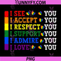 I See Love Accept You LGBTQ PNG, Rainbow Flag Human LGBTQ Pride PNG