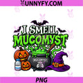 I Smell Mucomyst PNG, Halloween Respiratory Therapist Spooky Fun! PNG