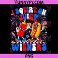 I Squirt On Juicy Wieners PNG, Hotdog 4th of July PNG