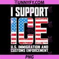 I Support ICE Us PNG, Immigration and Customs Enforcement PNG