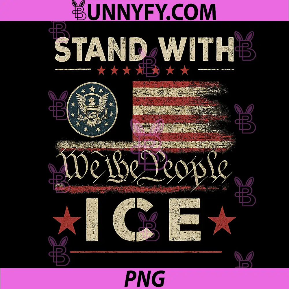 I Support ICE Vintage PNG, ICE Enjoy Deportation PNG