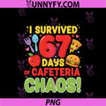 I Survived 67 Days Of PNG, Cafeteria Chaos 67 Meme Lunch Lady PNG