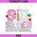 I Survived 67 Days Of PNG, School Student Humor Design PNG