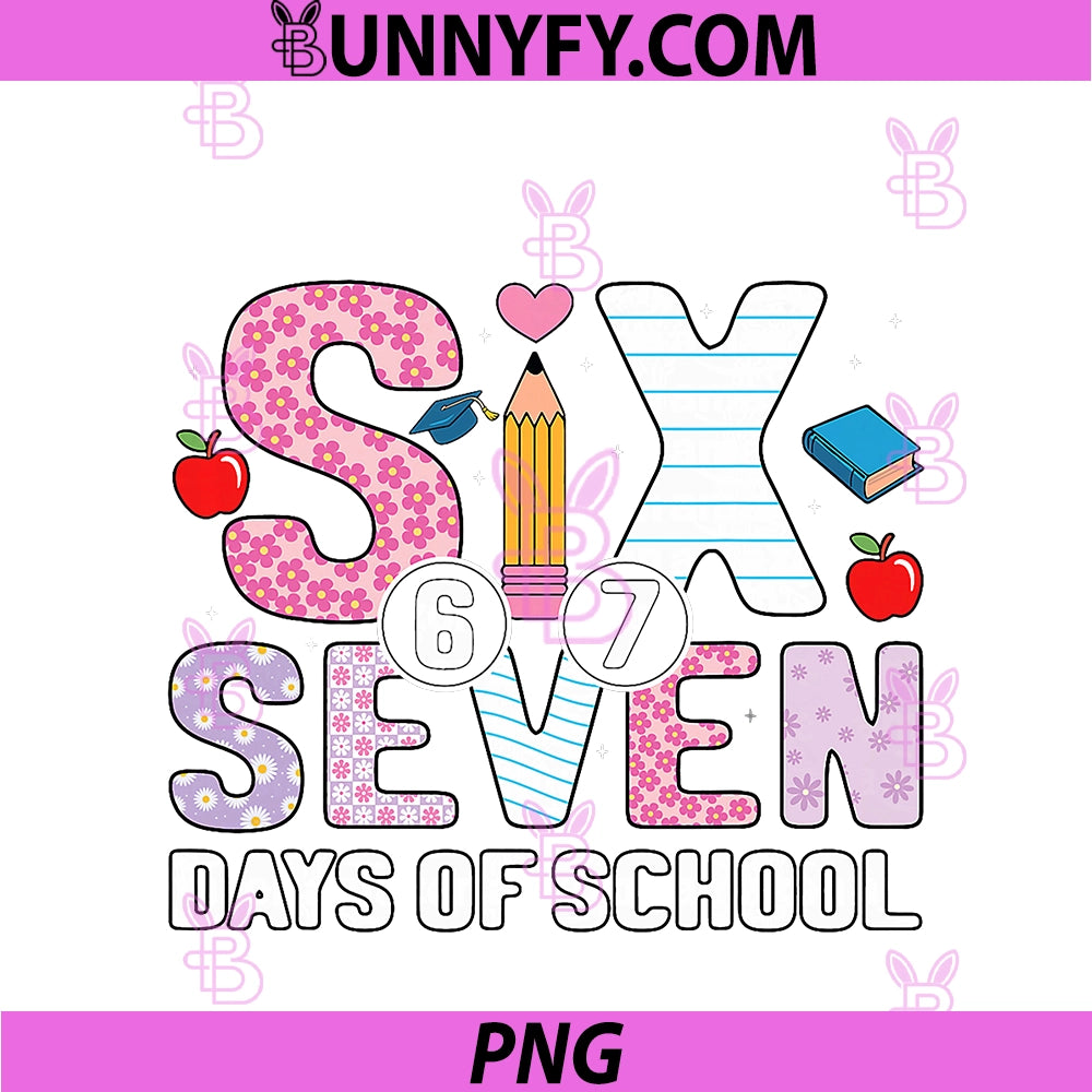I Survived 67 Days Of PNG, School Student Humor Design PNG
