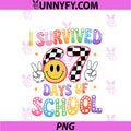 I Survived 67 Days Of School PNG, Funny 67 Teachers Students Meme PNG