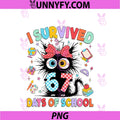 I Survived 67 Days Of School PNG, Six Seven Cat Teachers PNG