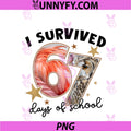I Survived 67 Days Of School PNG, Teachers Flamingo & Owl Lovers PNG