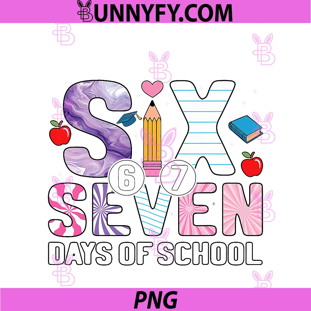 I Survived 67 Days Of School Student Humor PNG, Design PNG