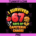 I Survived 67 Days Of Cafeteria Chaos 6 7 Meme PNG, Lunch Lady PNG