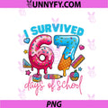 I Survived 67 PNG, Days Of School Funny 67 Teachers Students Meme PNG