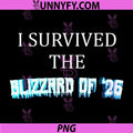I Survived The Blizzard of 2026 PNG, Frozen Snow Storm PNG