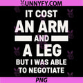 IT Cost an Arm and A Leg But I was Able to Negotiate PNG, Funny PNG
