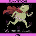 I Used to Be Fast PNG, Funny Jogging Frog Running Marathon Runner PNG