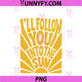 I'll Follow You into the Sun Summer Retro PNG, 90s Graphic PNG