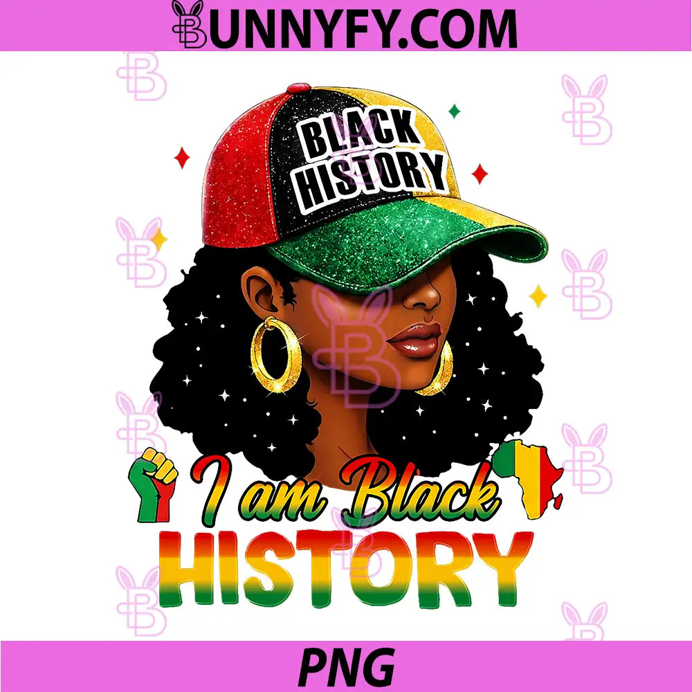 I'm Black History PNG, Month African American Afro PNG
