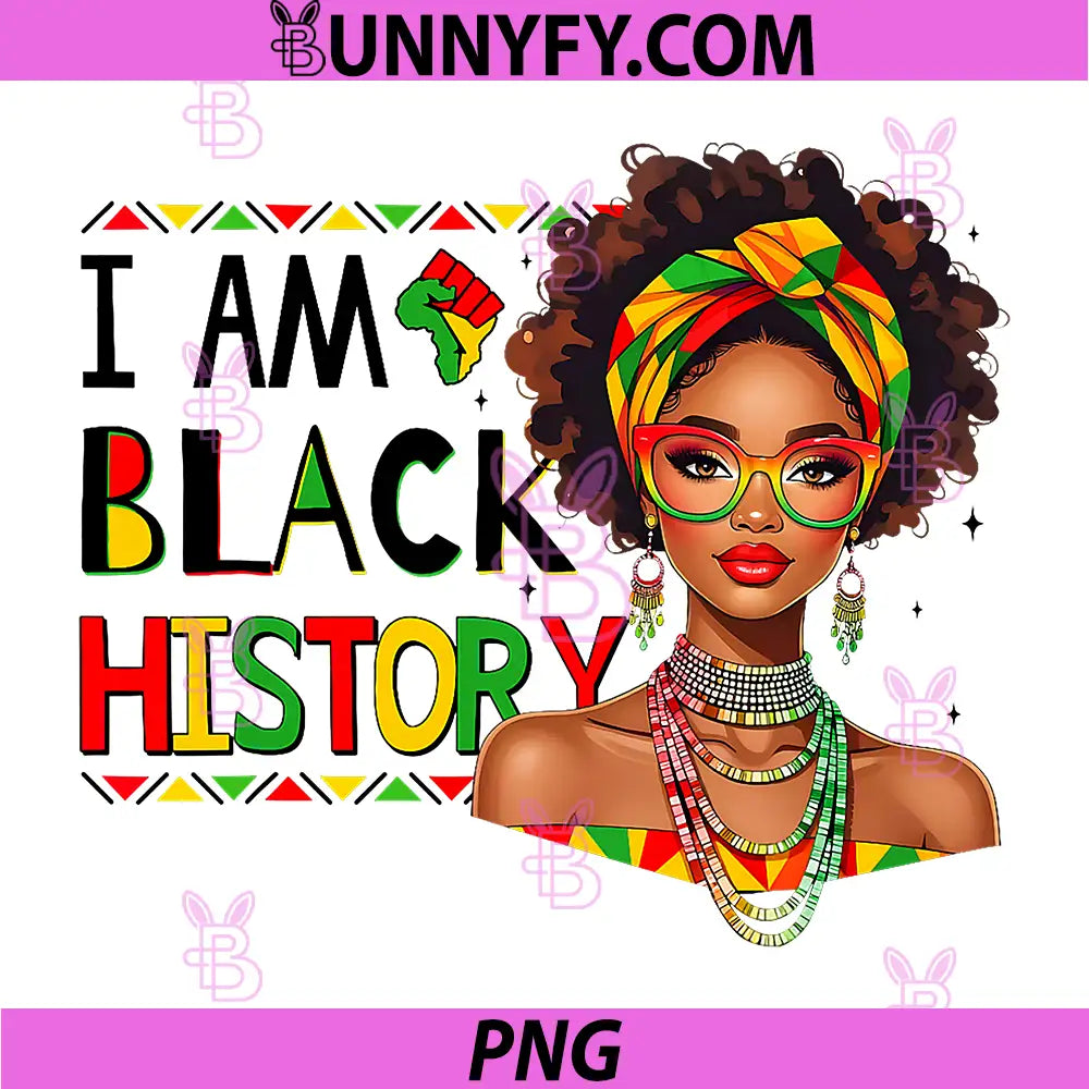 I'm Black History PNG, Month African American Black PNG