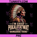 Im Chief Pokalotatwat Tribal Art PNG, Native Chief Headdress Graphic PNG
