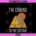 I'm Coming To The Cottage PNG, Funny Mid-Century 50s 60s Atomic PNG