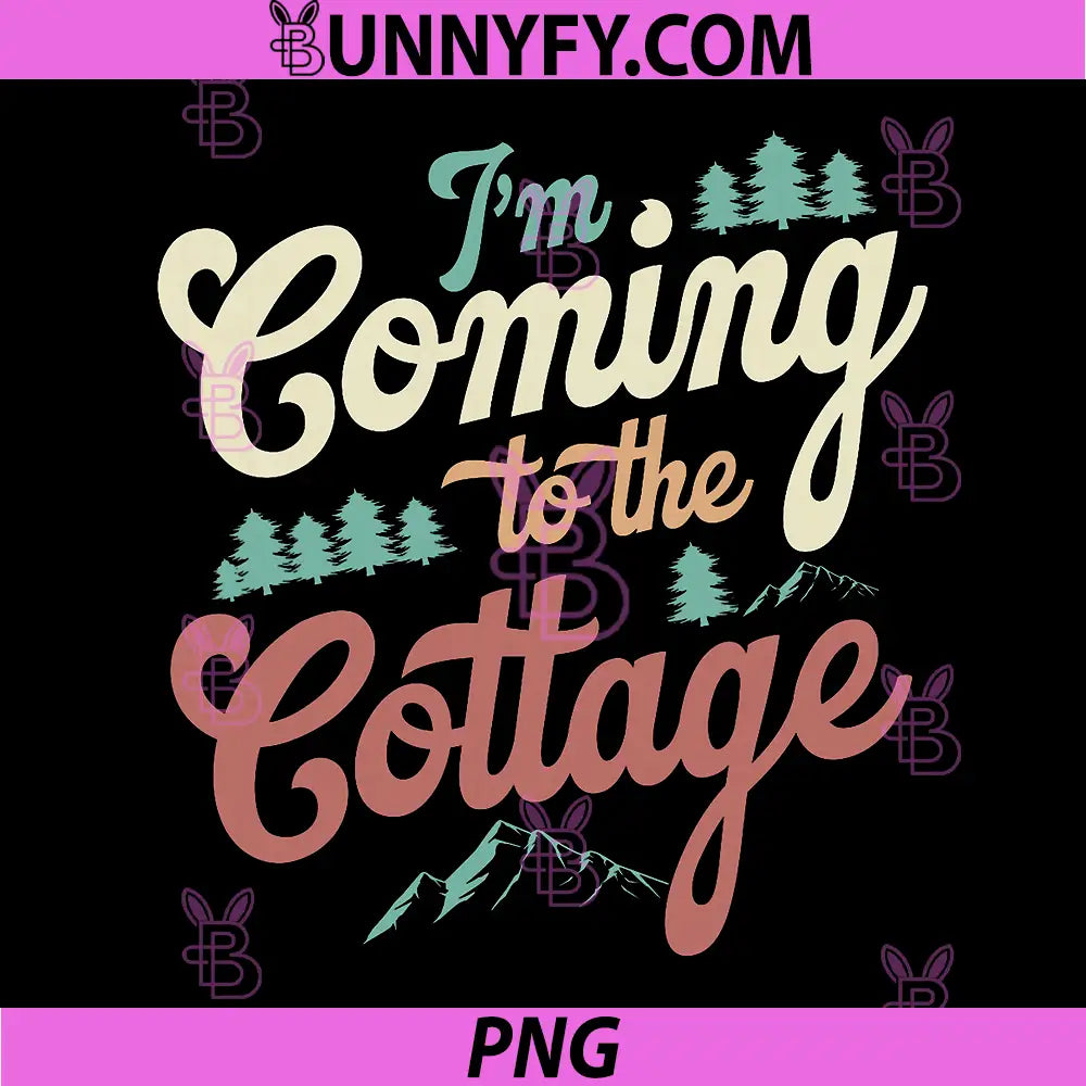 Im Coming to The Cottage PNG, Romance Hockey Quote LGBTQ PNG