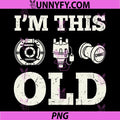 Im This Old PNG, Funny Mechanic Retro Car Humor PNG