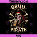 Im a Pirate Lazy Pirate PNG, Skull Halloween PNG
